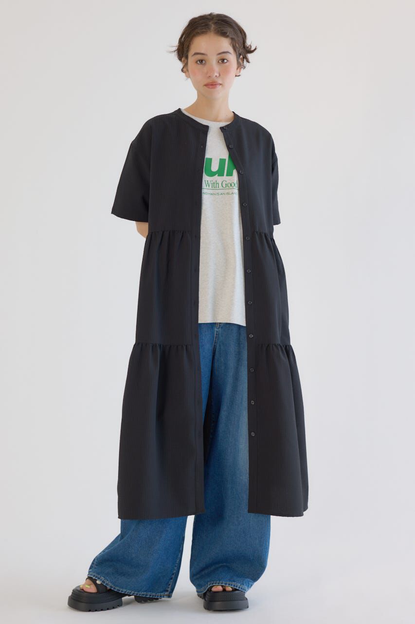 RODEO CROWNS「シアサッカーティアードワンピース」|ワンピース|