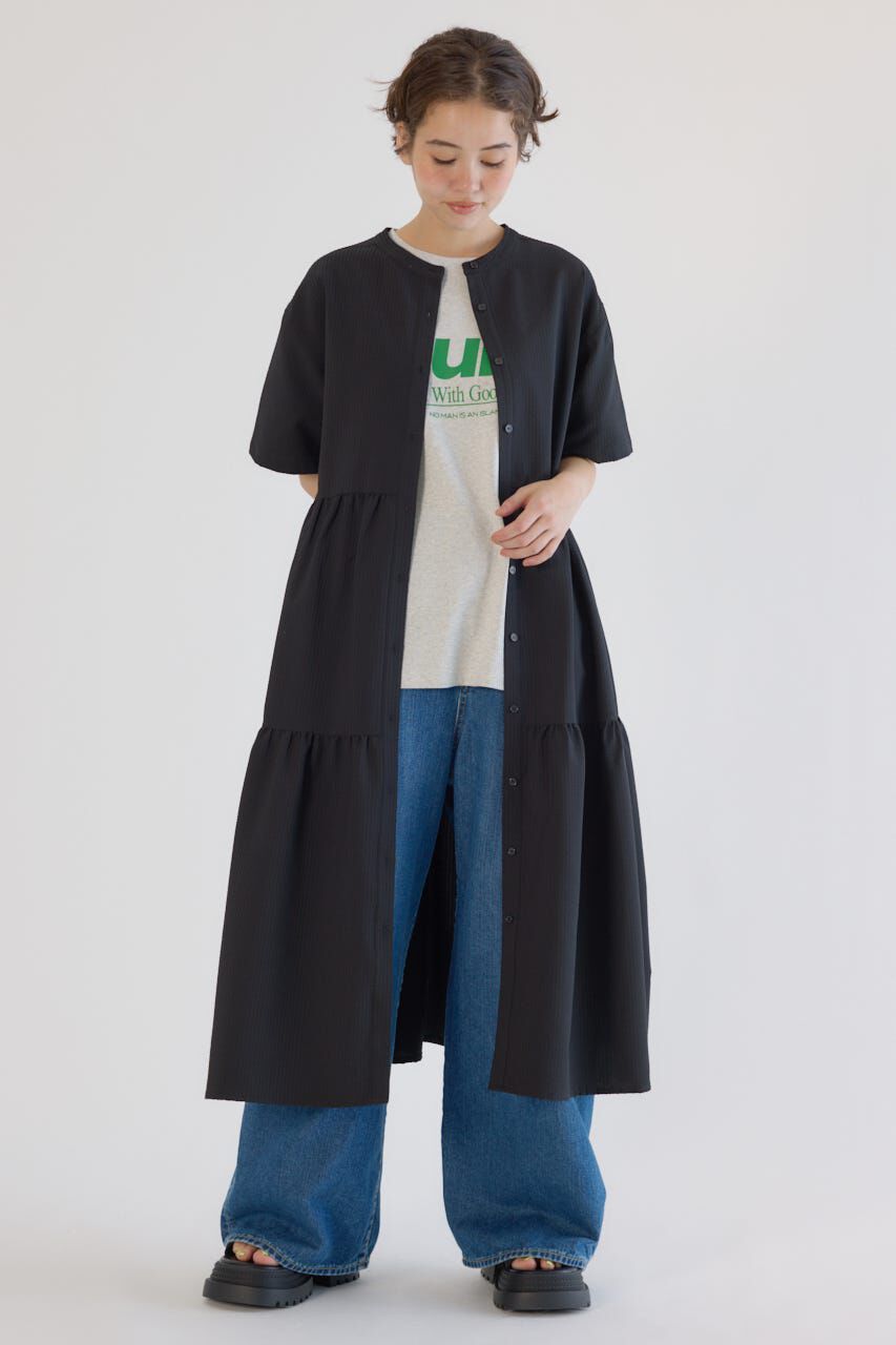 RODEO CROWNS「シアサッカーティアードワンピース」|ワンピース|