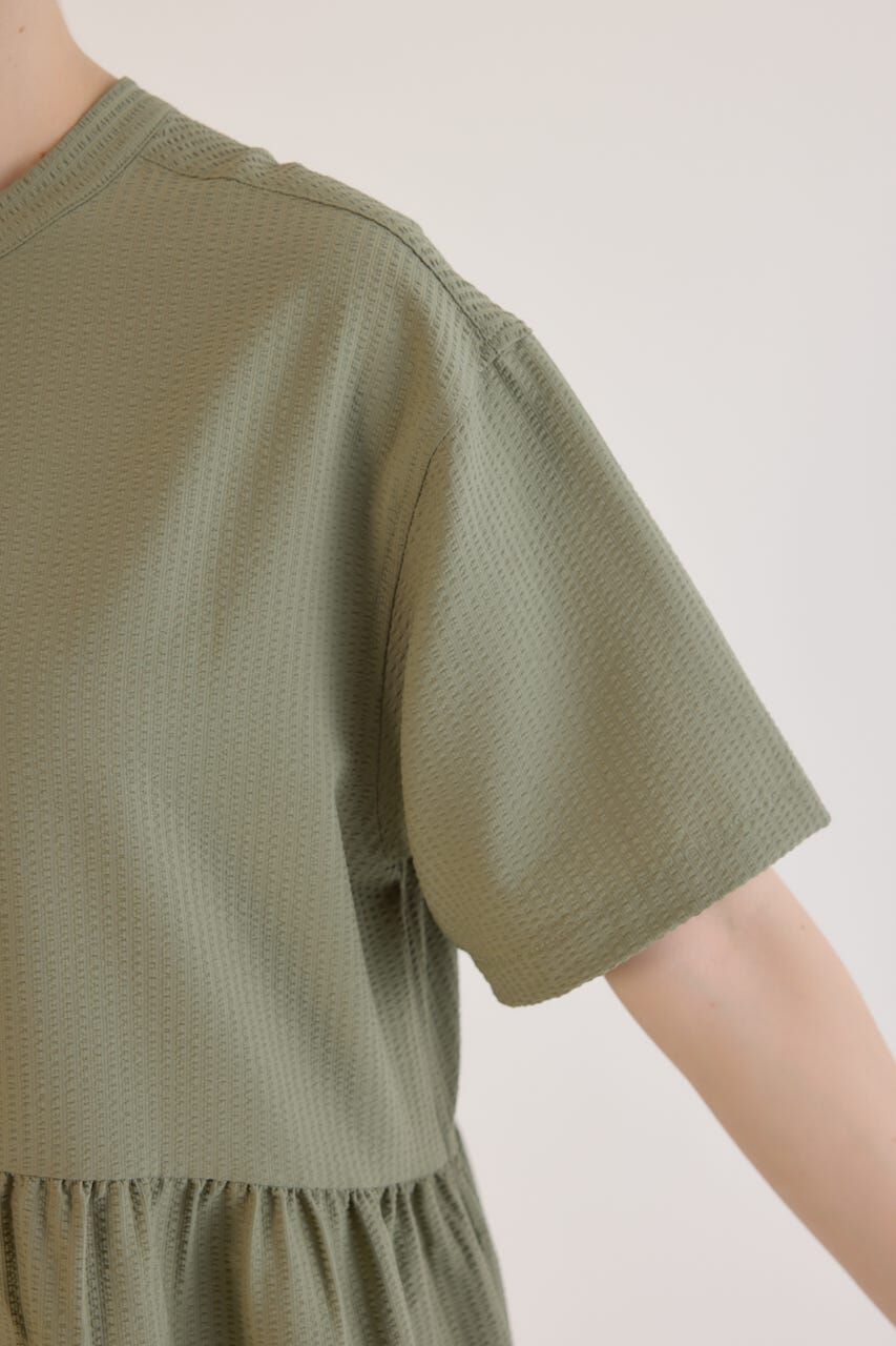 RODEO CROWNS「シアサッカーティアードワンピース」|ワンピース|