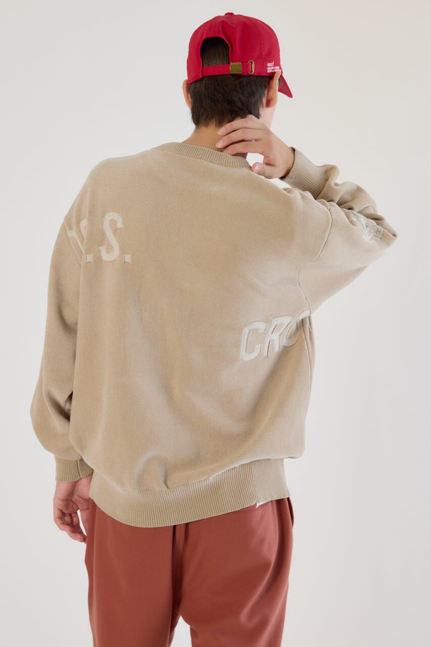 RODEO CROWNS「ランダムロゴモールニット」|ニット・セーター|