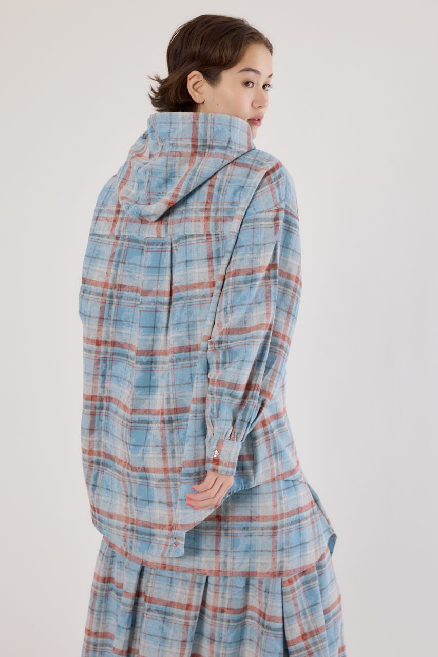 RODEO CROWNS「ヴィンテージチェックフードシャツ」|シャツ・ブラウス|