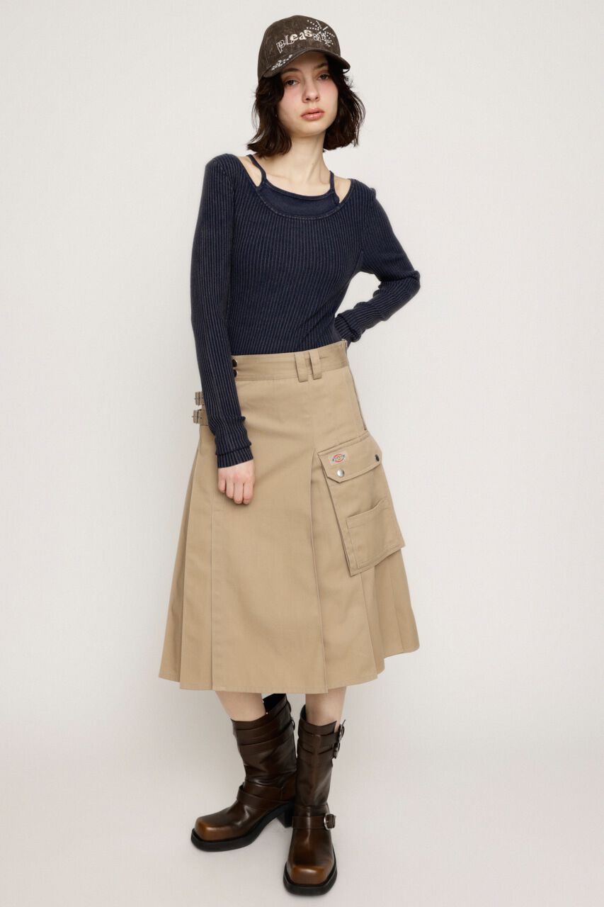 SLY「LAYER WASHED KNIT トップス」|ニット・セーター|