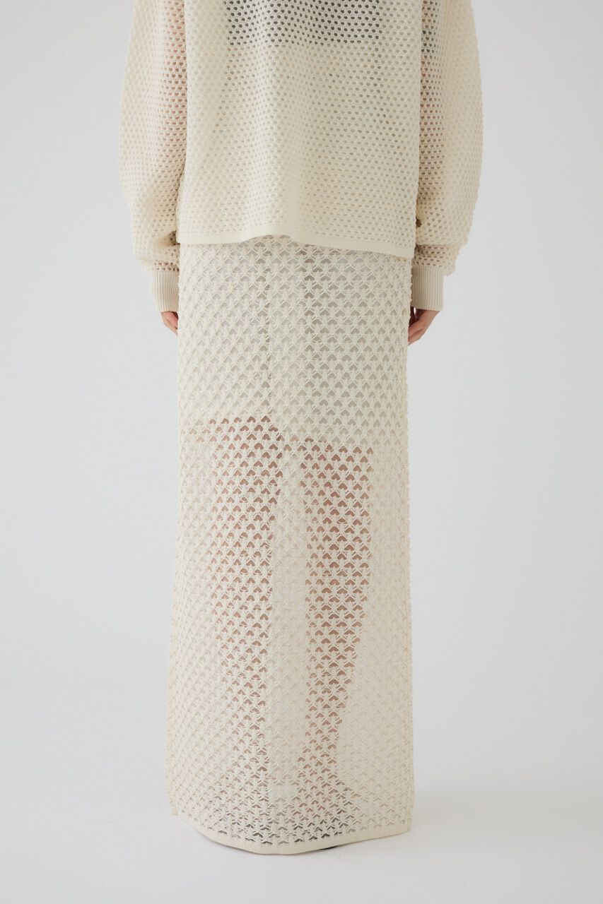 RIM.ARK 「Lace knit SK」|スカート|