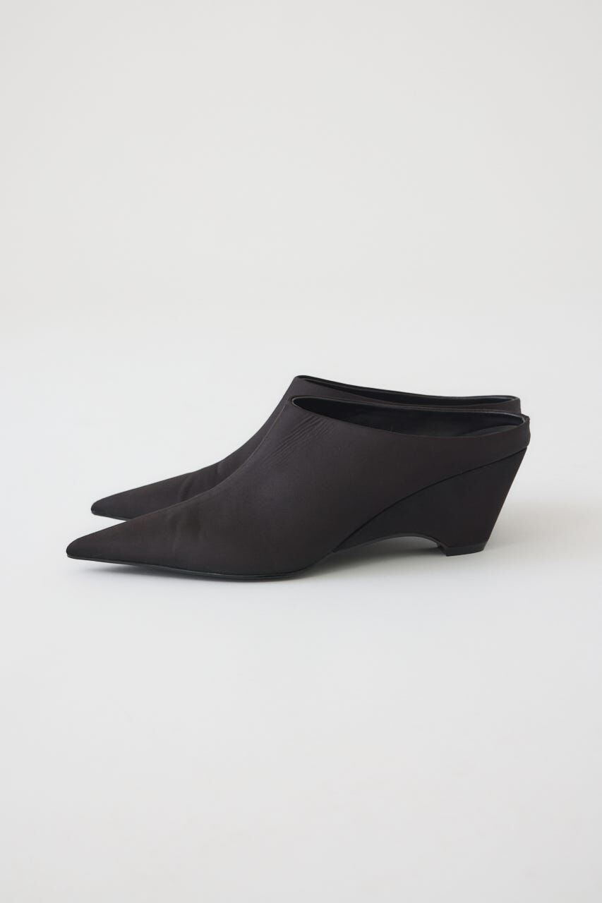 RIM.ARK 「Pointed satin mule」|サンダル|