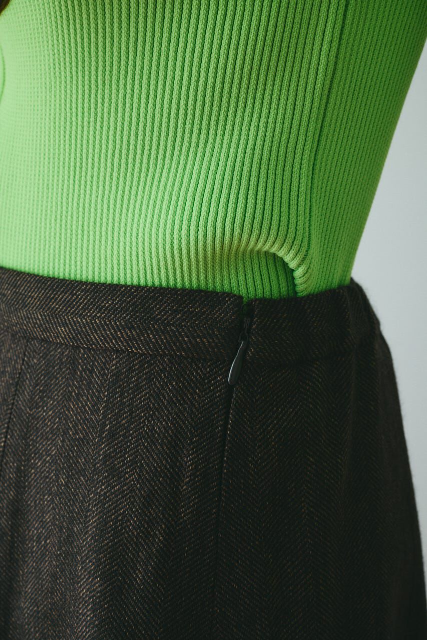 HeRIN.CYE「Herringbone maxi skirt」|スカート|