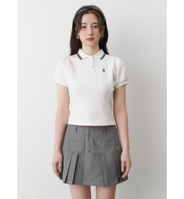 CALNAMUR「TUCK SWITCHING MINI SK/タックスウィッチングミニスカート」|スカート|