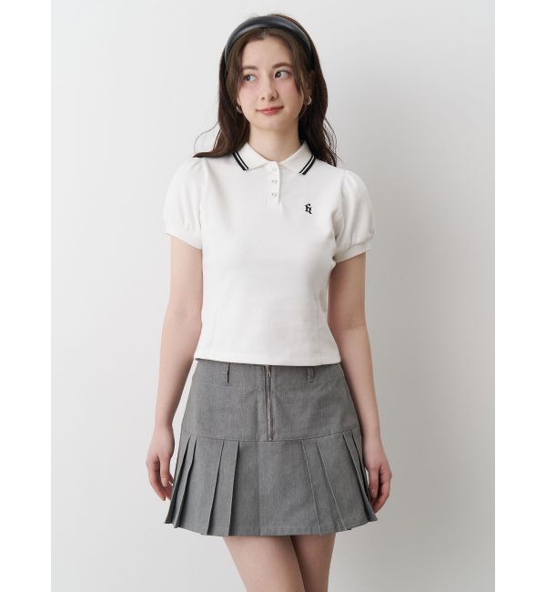 CALNAMUR「TUCK SWITCHING MINI SK/タックスウィッチングミニスカート」|スカート|