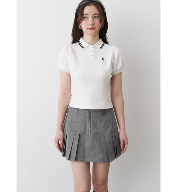 CALNAMUR「TUCK SWITCHING MINI SK/タックスウィッチングミニスカート」|スカート|
