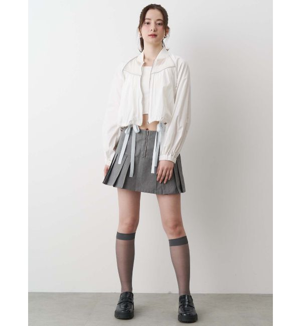CALNAMUR「TUCK SWITCHING MINI SK/タックスウィッチングミニスカート」|スカート|