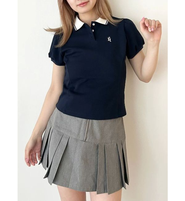 CALNAMUR「TUCK SWITCHING MINI SK/タックスウィッチングミニスカート」|スカート|