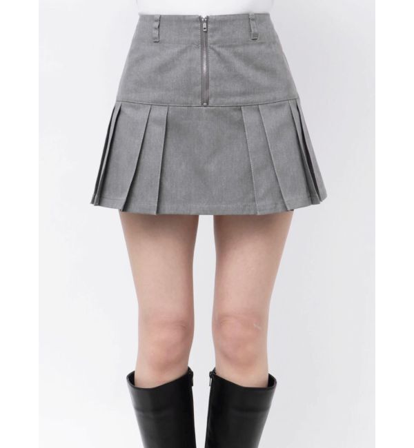 CALNAMUR「TUCK SWITCHING MINI SK/タックスウィッチングミニスカート」|スカート|