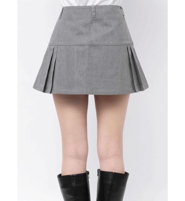 CALNAMUR「TUCK SWITCHING MINI SK/タックスウィッチングミニスカート」|スカート|