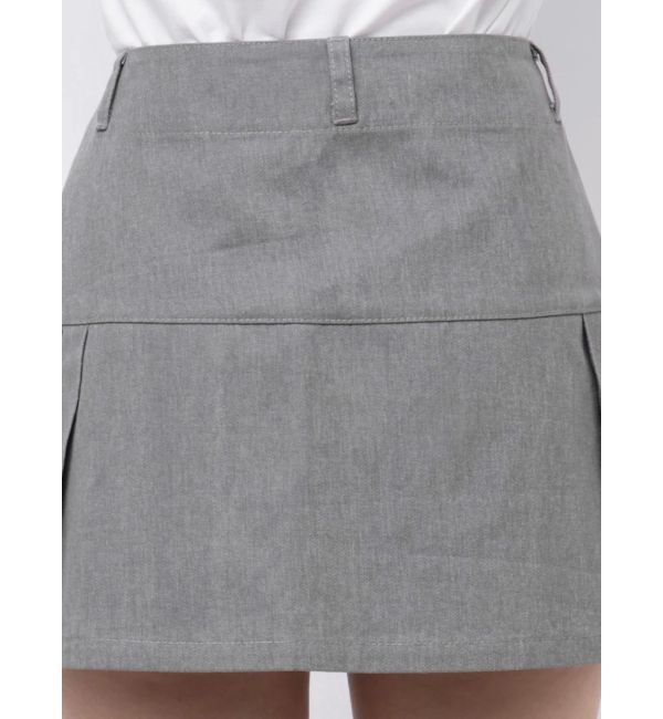 CALNAMUR「TUCK SWITCHING MINI SK/タックスウィッチングミニスカート」|スカート|