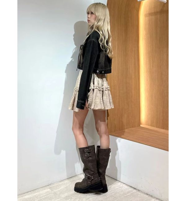 CALNAMUR「コットンギャザーボリュームスカート」|スカート|