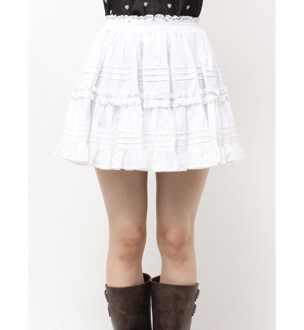 CALNAMUR「コットンギャザーボリュームスカート」|スカート|