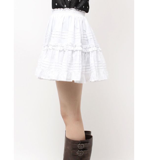 CALNAMUR「コットンギャザーボリュームスカート」|スカート|