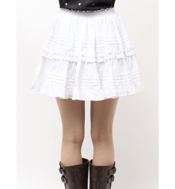 CALNAMUR「コットンギャザーボリュームスカート」|スカート|