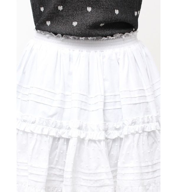 CALNAMUR「コットンギャザーボリュームスカート」|スカート|