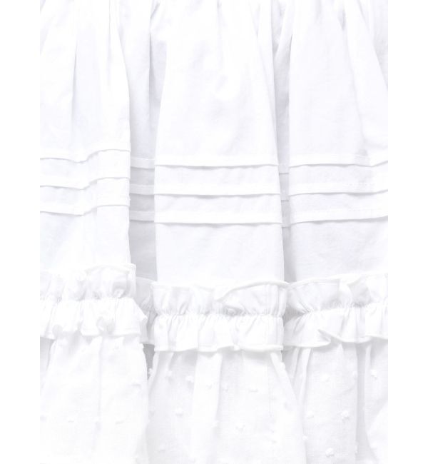 CALNAMUR「コットンギャザーボリュームスカート」|スカート|