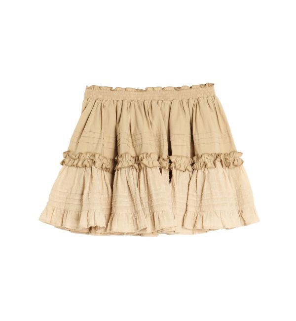 CALNAMUR「コットンギャザーボリュームスカート」|スカート|