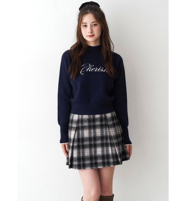 CALNAMUR「サイドデザインプリーツミニスカート」|スカート|