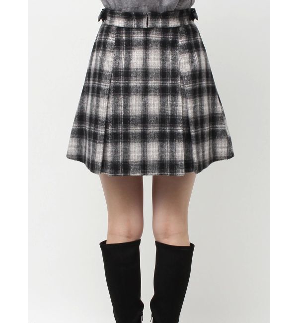 CALNAMUR「サイドデザインプリーツミニスカート」|スカート|