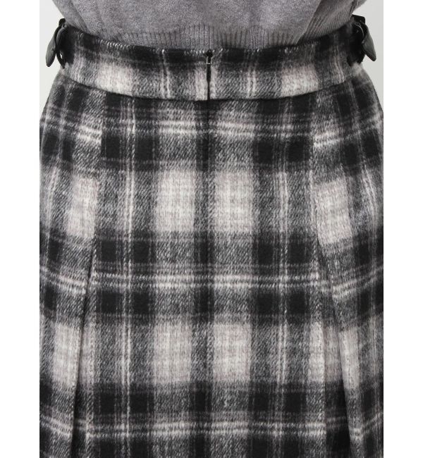 CALNAMUR「サイドデザインプリーツミニスカート」|スカート|