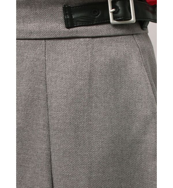 CALNAMUR「サイドデザインプリーツミニスカート」|スカート|