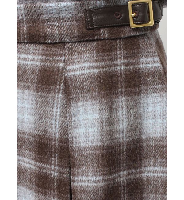 CALNAMUR「サイドデザインプリーツミニスカート」|スカート|