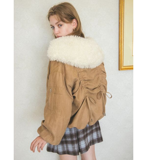 CALNAMUR「サイドデザインプリーツミニスカート」|スカート|