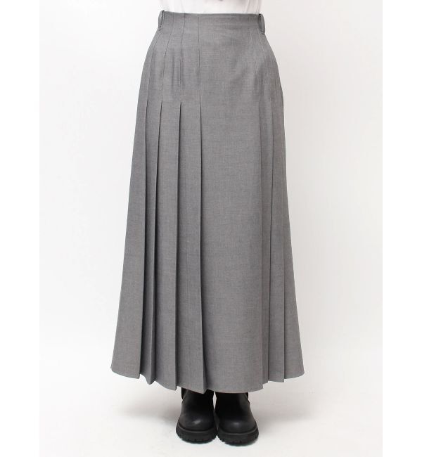 CALNAMUR「ランダムプリーツロングＳＫ」|スカート|
