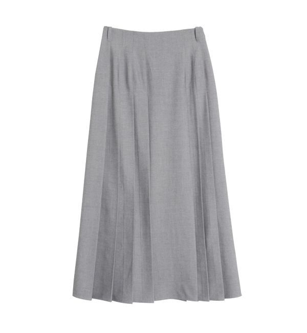 CALNAMUR「ランダムプリーツロングＳＫ」|スカート|