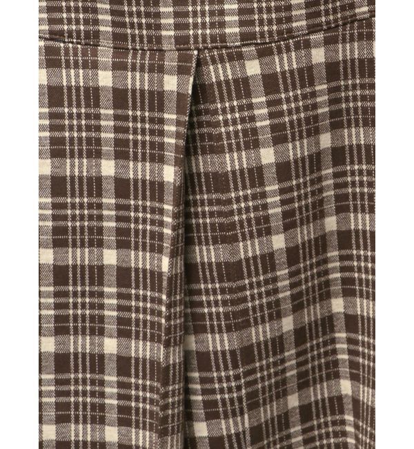 CALNAMUR「チェックニットソーミニスカート」|スカート|