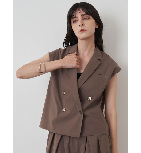 ELENDEEK「TAILOR COLLAR BL」|シャツ・ブラウス|ブラウン