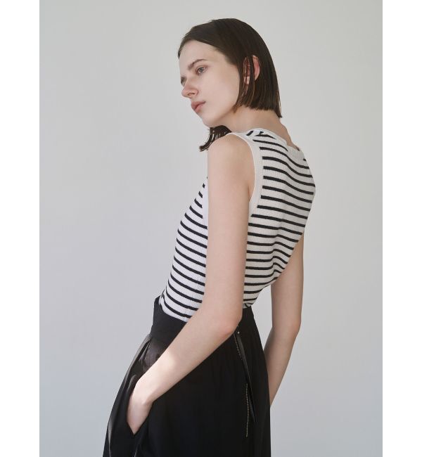 ELENDEEK「HENRY NECK RIB KT」|タンクトップ|