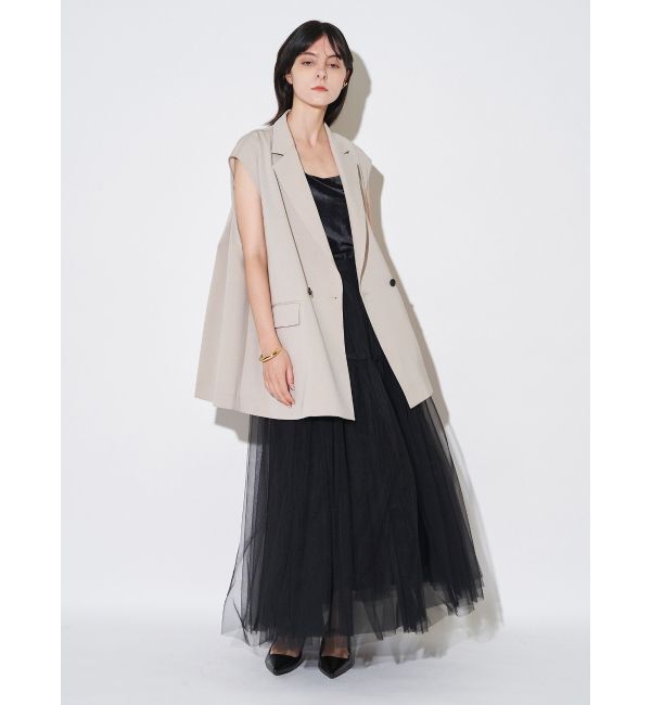 ELENDEEK「VELOUR PAD TANK」|タンクトップ|