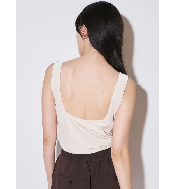 ELENDEEK「VELOUR PAD TANK」|タンクトップ|