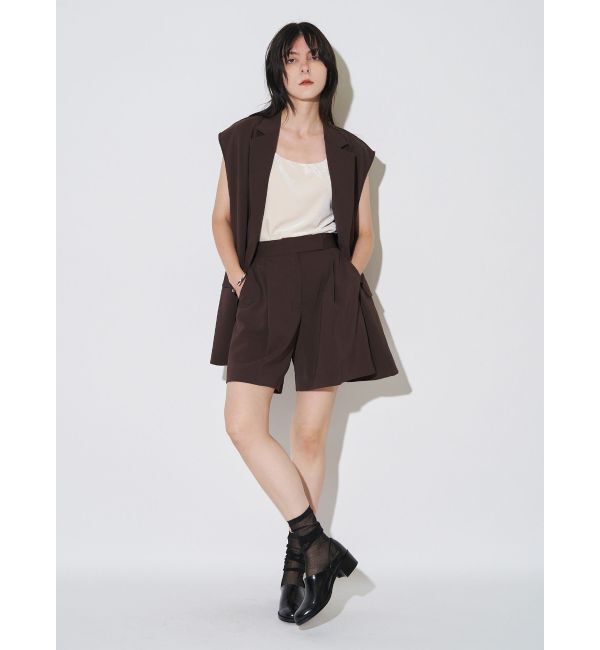 ELENDEEK「VELOUR PAD TANK」|タンクトップ|