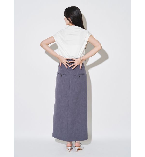 ELENDEEK「DOUBLE BELT SK」|スカート|