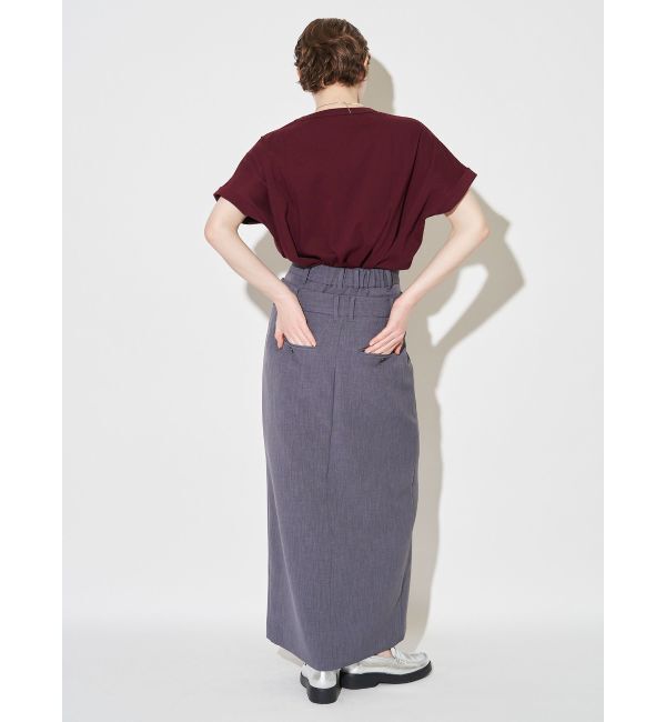 ELENDEEK「DOUBLE BELT SK」|スカート|