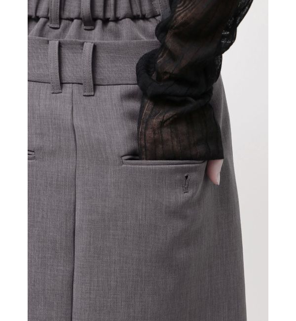 ELENDEEK「DOUBLE BELT SK」|スカート|
