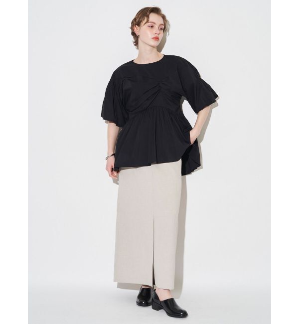 ELENDEEK「DOUBLE BELT SK」|スカート|