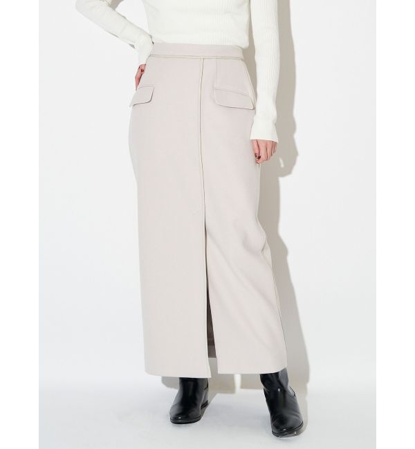 ELENDEEK「PIPING WRAP SK」|スカート|