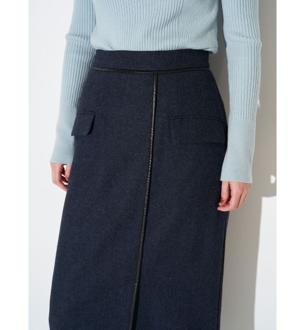 ELENDEEK「PIPING WRAP SK」|スカート|
