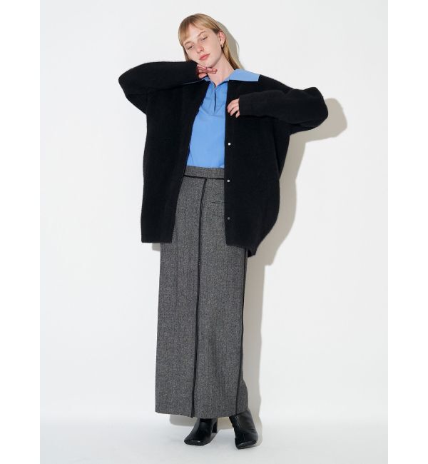 ELENDEEK「PIPING WRAP SK」|スカート|