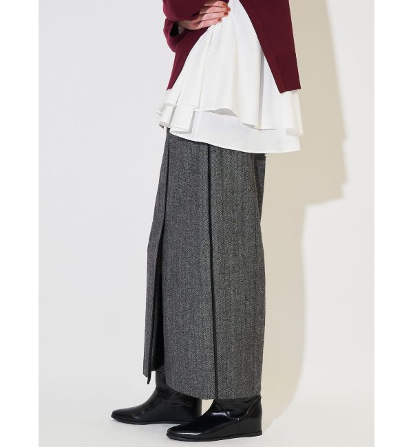 ELENDEEK「PIPING WRAP SK」|スカート|