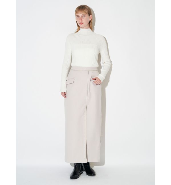 ELENDEEK「PIPING WRAP SK」|スカート|