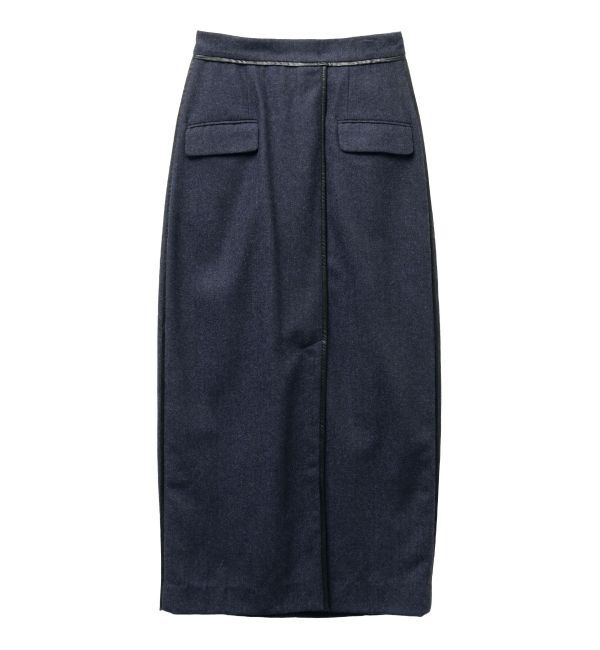 ELENDEEK「PIPING WRAP SK」|スカート|
