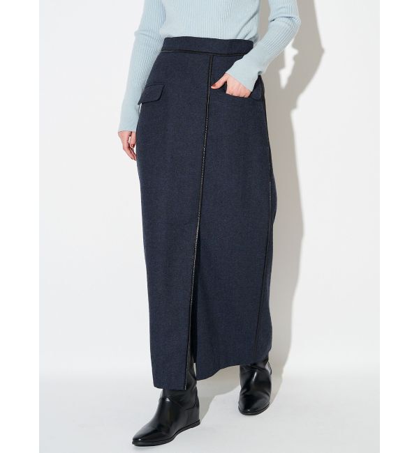 ELENDEEK「PIPING WRAP SK」|スカート|