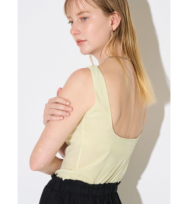 ELENDEEK「FROCKY TULLE PAD TANK」|タンクトップ|